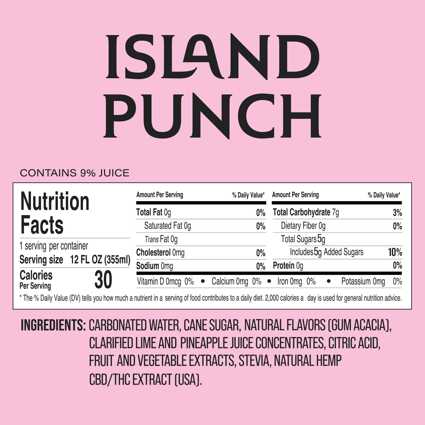 Island Punch - THC Cocktail