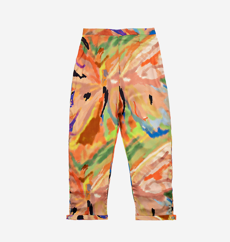 Womens Capri Pants Butterfly