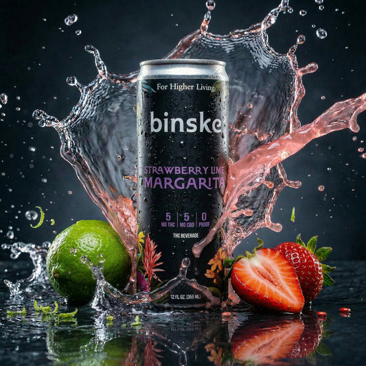 Strawberry Lime Margarita - THC Cocktail