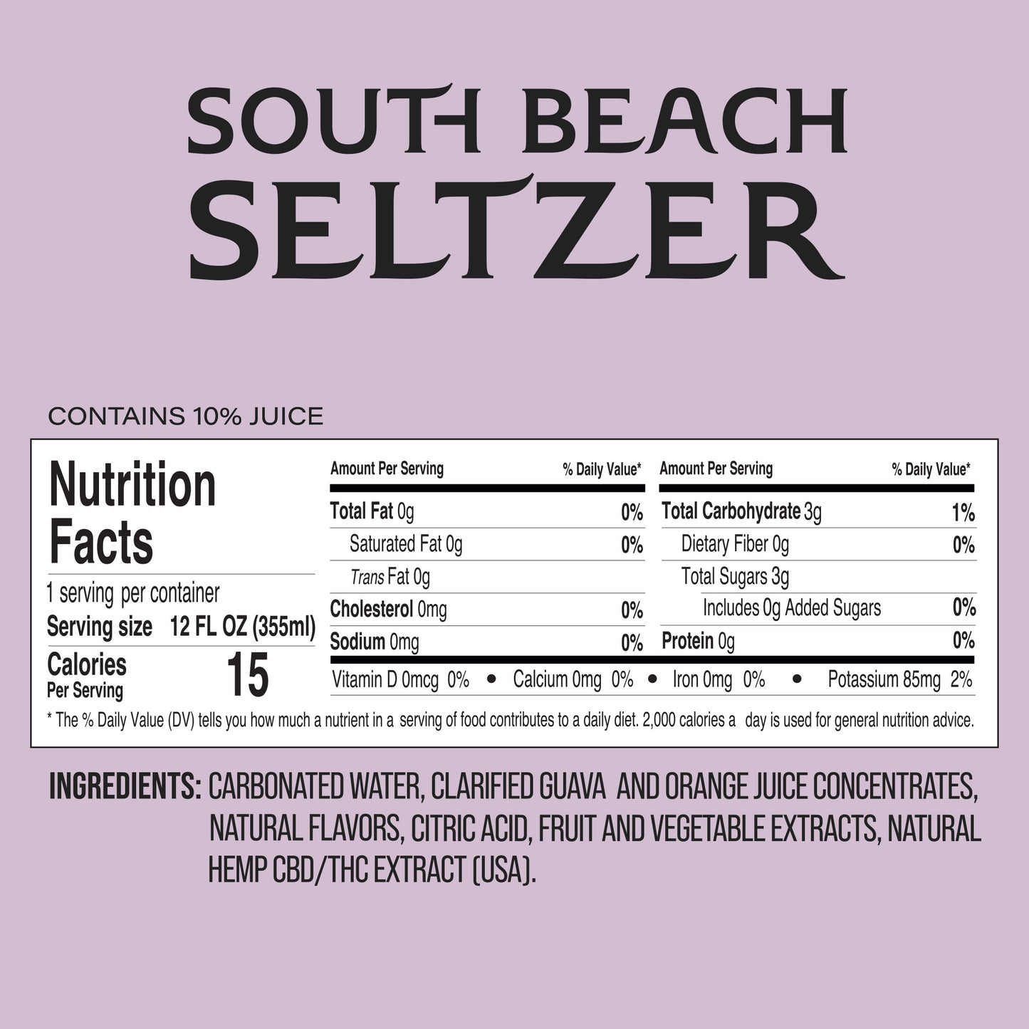 South Beach - THC Seltzer