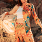 Quincy Blouse Butterfly Abstract
